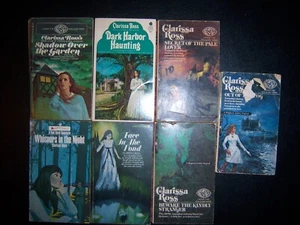 Lot of 7 Clarissa Ross gothic romance romantic suspense mystery horror vintage - Bild 1 von 3
