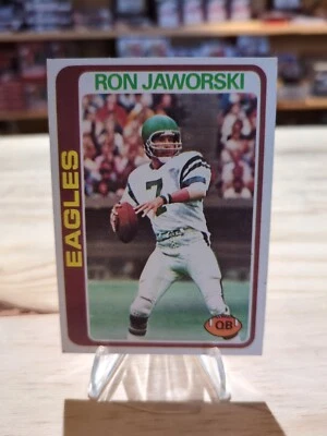 1978 Topps Ron Jaworski #449 football card Philadelphia Eagles - Image 1 of 2
