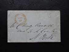 1843 Sem Selo Carta Assinada Militar Joseph G Totten! Guerra 1812 General Brigadeiro +