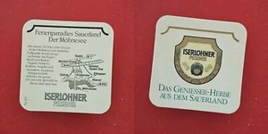 Iserlohner Der Möhnesee Brauerei Bierdeckel Coaster Beermat - Picture 1 of 1