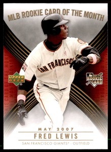 2007 Upper Deck MLB Rookie Card of the Month Fred Lewis San Francisco Giants