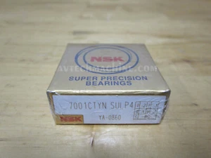 Rodamiento de contacto angular de precisión NSK 7001 CTYNSULP4 - Imagen 1 de 1