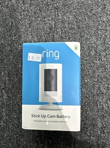 Ring Stick Up Cam Indoor/Outdoor 1080p WiFi battery Security Camera White 3rd  - Picture 1 of 4