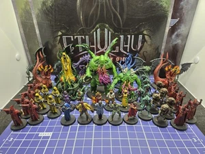 Cthulhu: Death May Die Pro Painted Boardgame Kickstarter Board Game Unpunched - Picture 1 of 24