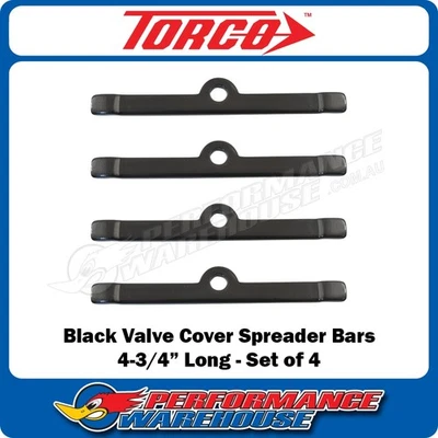Black Valve Cover Spreader Bars 4-3/4" Long - Set of 4 - Image 1 of 3
