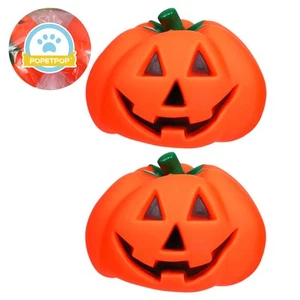 Dog Halloween Toys Halloween Dog Squeaky Chew Toys Pumpkin Toy - Picture 1 of 8