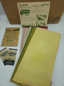 MCM Vintage Honeycomb Candles Kit 6 16"x7.5" Beeswax Sheets Wicking Sequins - Picture 1 of 11