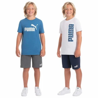 Juego de 4 piezas PUMA para niños (azul/blanco, X pequeño) Foto 1 de 4