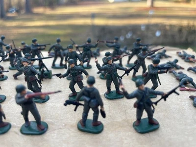 ESCI WW II Plástico Soldado Alemán 50 Figuras 1/72 Juegos de Guerra Pintados Foto 1 de 4