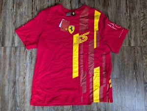 Puma Scuderia Ferrari Carlos Sainz #55 Special Edition T-Shirt Rot XL Neu mit Etikett F1 - Bild 1 von 4