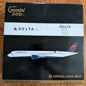 Gemini 200 Delta Airbus A350-900 Reg N502DN G2DAL997 'The Delta Spirit' RARE - Picture 1 of 7