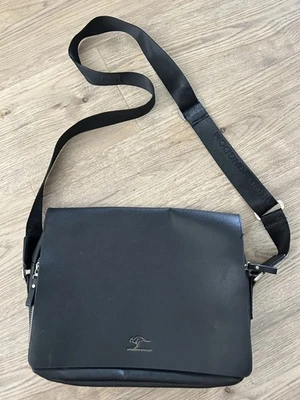Auténtico bolso de hombro mensajero de cuero genuino/PU Kangaroo Kingdom para hombre  Foto 1 de 4