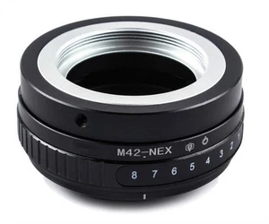 M42-NEX Tilt Shift Ring Adapter For M42 Mount Lens to For Sony E NEX A7R A7 A7R2 - Picture 1 of 6