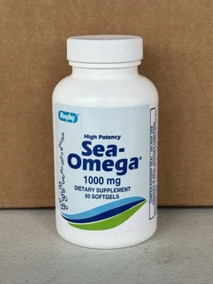 Rugby Alta Potencia Sea-Omega 1000 mg Suplemento Dietético - 50 Cápsulas Blandas EXP 4/26 Foto 1 de 2