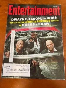 5. Juli 2019 Ausgabe von Entertainment Weekly Dwayne Jason & Idris Hobbs & Shaw #52 - Bild 1 von 4
