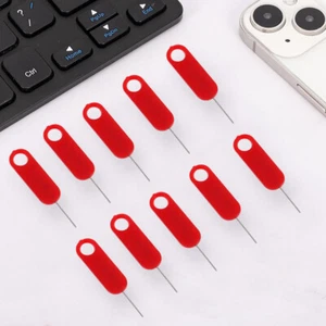 10X SIM Card Tray Removal Eject Pin Key Tool Stainless Steel Needle Ejector Tool - Zdjęcie 1 z 12
