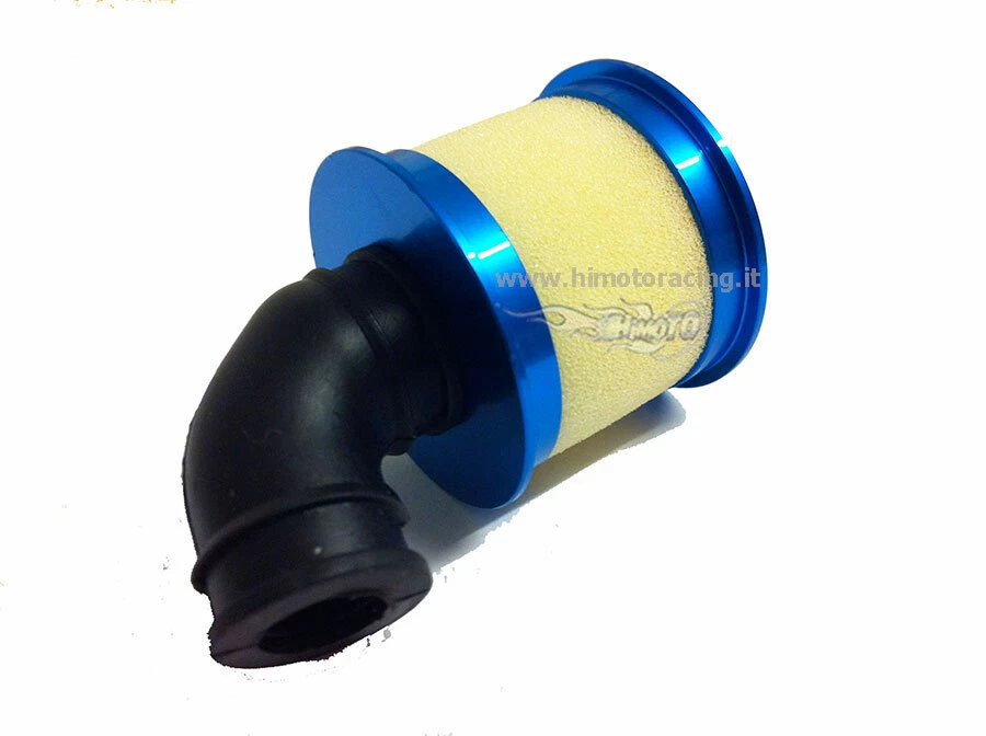 04102B FILTRO ARIA COMPLETO IN ALLUMINIO ERGAL BLU SPUGNA 1:8 RICAMBI HIMOTO 1pz - Immagine 1 di 1