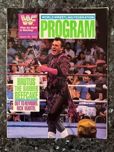 WWF Program Magazine 1989 - Vol #176 - Brutus Beefcake - Picture 1 of 4