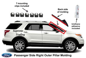 Genuine Direct Fit Front Outer Right Pillar Trim Molding 2011-2019 Ford Explorer