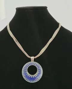 Premier Designs Necklace with TWO Reversible Pendants - Picture 1 of 7