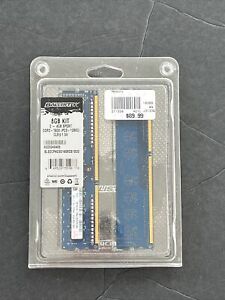 Ballistix DDR3 SDRAM 8 GB Capacity per Module Memory (RAM) for 