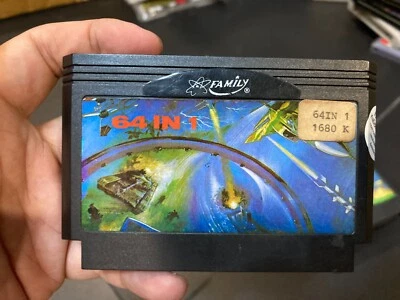 Famicom Game NES 1990 AARONIX 64in1 6 Sections Menu (IC Chips) - Image 1 of 4