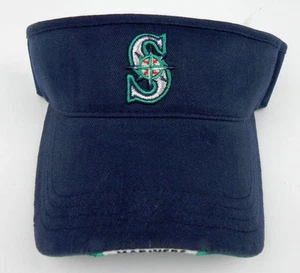 SOMBRERO GORRA GORRA CON VISERA DE SOL AZUL MARINO SEATTLE MARINERS MLB DE COLECCIÓN DE ANNCO ¡NUEVO CON ETIQUETAS! - Imagen 1 de 5