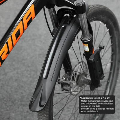 MTB Mudguard Mud Guard Set Mountain Bike Bicycle Front Rear Fender Road Cycling - Image 1 of 4