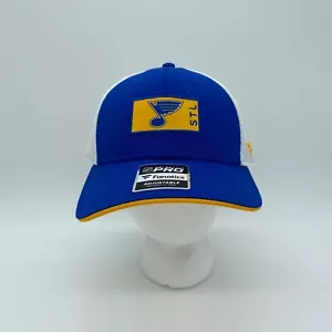 Fanatics Authentic Pro St. Louis Blues NHL Snapback Hat Cap Blue Adjustable - Picture 1 of 6
