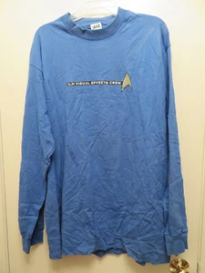 Vintage Star Trek VI ILM Visual Effects Crew Langarm T-Shirt Blau XL - Bild 1 von 6