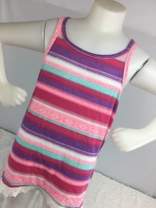 MUDD Girls Aztec Tank Top With Lace Trim Size 7/8 (C12) - Picture 1 of 6