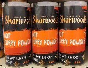 3 Flaschen Sharwoods heißes Currypulver 3,6 Unzen Hühnersalat Suppe - Bild 1 von 5