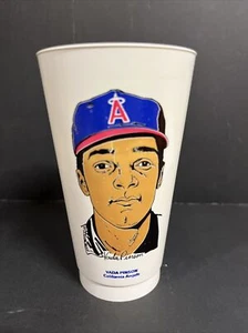 Vintage 1973 California Angels Vada Pinson 7-11 Slurpee Cup - Bild 1 von 4