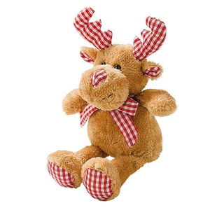 10x 29cm Plüsch Kuschel Stoff Schmuse Tier ELCH Weihnachten Dekoration Deko NEU - Bild 1 von 1