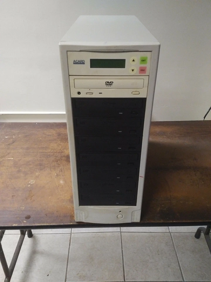 Acard Technology 1-7 M-Disc Burner CD DVD Duplicator Duplication Tower - Image 1 of 2