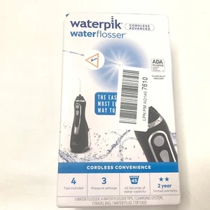 Waterpik Cordless Advanced Water Flosser For Teeth, Gums, Braces Dental Black - Picture 1 of 5
