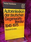 Endres, Elisabeth: Autorenlexikon d. deutschen Gegenwartsliteratur : 1945 - 1975