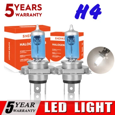 Lâmpadas de halogênio LED branco 4200K para 82-1993 Chevy S10 Blazer GMC S15 H4 - Imagem 1 de 4
