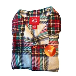 NWT Macy's Family PJs Lightweight Flannel Plaid Kids Size XS 4-5 - Picture 1 of 4
