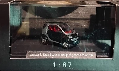 SMARTWARE 12444 SMART Fortwo coupé Jack black - Scala H0 - Immagine 1 di 4