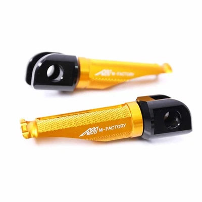 Clavijas delanteras doradas Shinobi para Ducati 959 Panigale 16 17 18 19 Foto 1 de 4