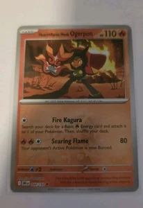 Hearthflame Mask Ogerpon 044/182 Sv10: Destined Rivals Reverse Holo - Picture 1 of 1