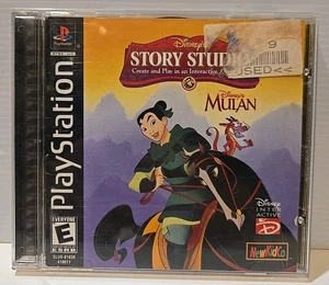 Disney's Story Studio Mulan Sony PS1 Video Game PlayStation 1999 CIB Complete - Picture 1 of 6