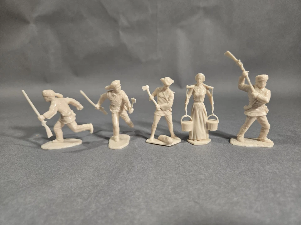 MARX reeditado Fort Apache Alamo Frontiersmen en crema clara Foto 1 de 1