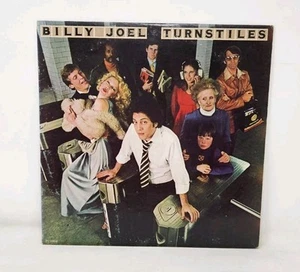 Billy Joel Turnstiles PC 33848 Columbia Vinyl Record 1976 READ SEE - Imagen 1 de 13