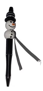 1x Schneemann Kugelschreiber - Geschenkidee, handarbeit *NEU* (16) - Bild 1 von 1
