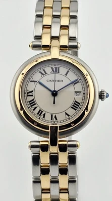 Cartier Panthère Vendome 29mm Med 2 row gold 18YKG SS Pre-owned Excellent - Image 1 of 4