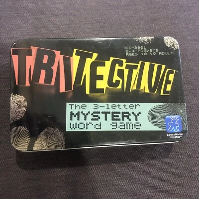 TriTective: The 3-Letter Mystery Word Game *NEW SEALED* Educational Card Game - Image 1 of 4