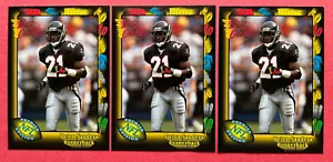 x3) 1991 Wild Card Football #70 DEION SANDERS Atlanta Falcons NM+ Condition - Picture 1 of 2