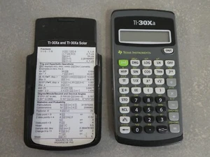 Vintage TI Texas Instruments TI-30XA Scientific Calculator Case Cover L-0416M - Picture 1 of 8